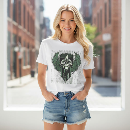 Art Skull Graphic Design Unisex 100 Cotton Gildan Tee 53