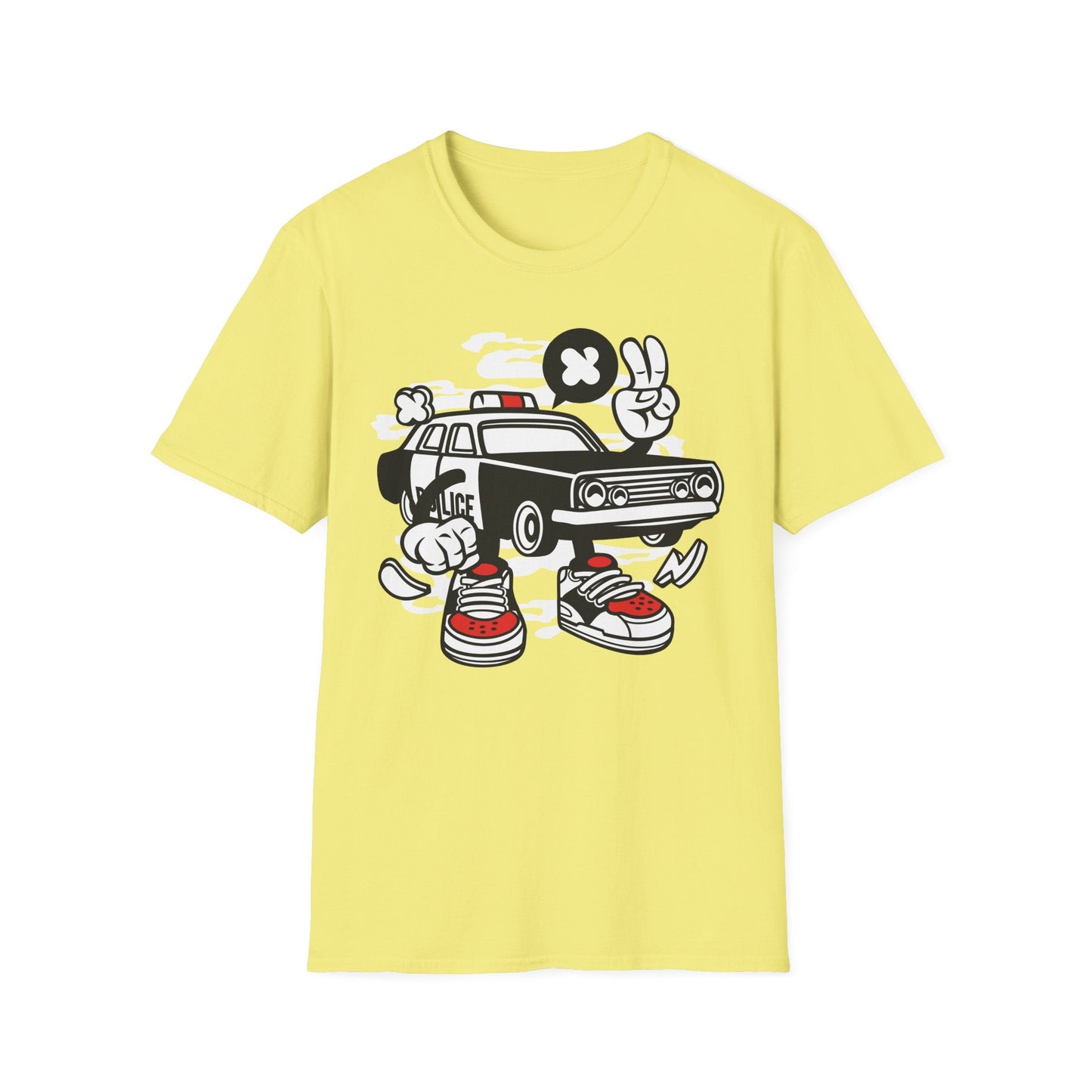 Cartoon T Shirt Animation Tee Funny Unisex Gildan Softstyle 64000 Cotton Tee Comfort