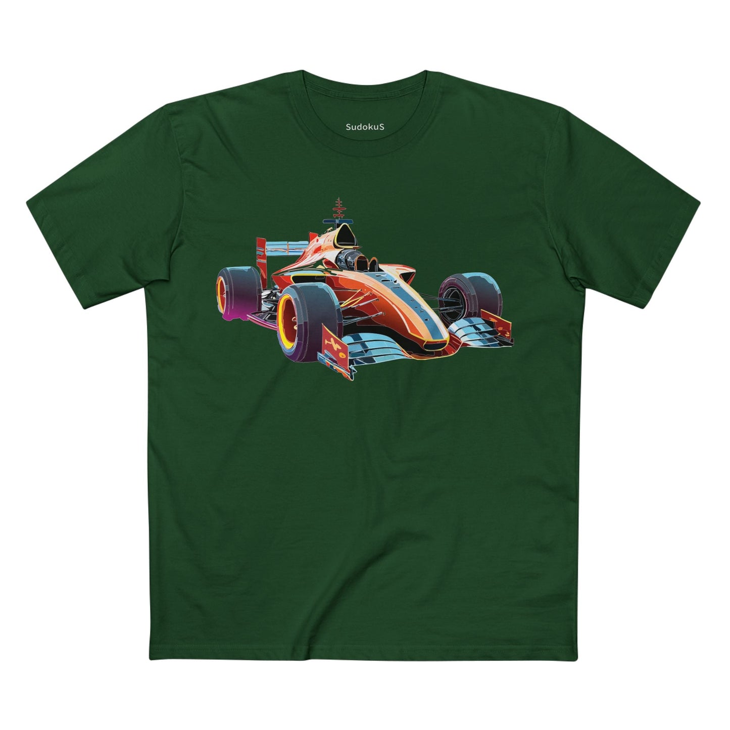Car Graphic Unisex 100 Cotton Staple Tee 10