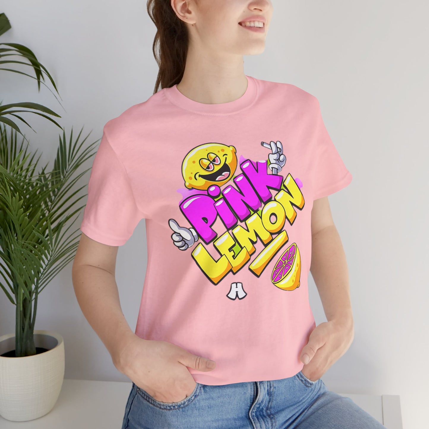 Lemon Graphic Tee, Graphic T-Shirt, Funny Lemon Shirt, Cute Cartoon Tees, Art T-Shirt, Art Design Tees