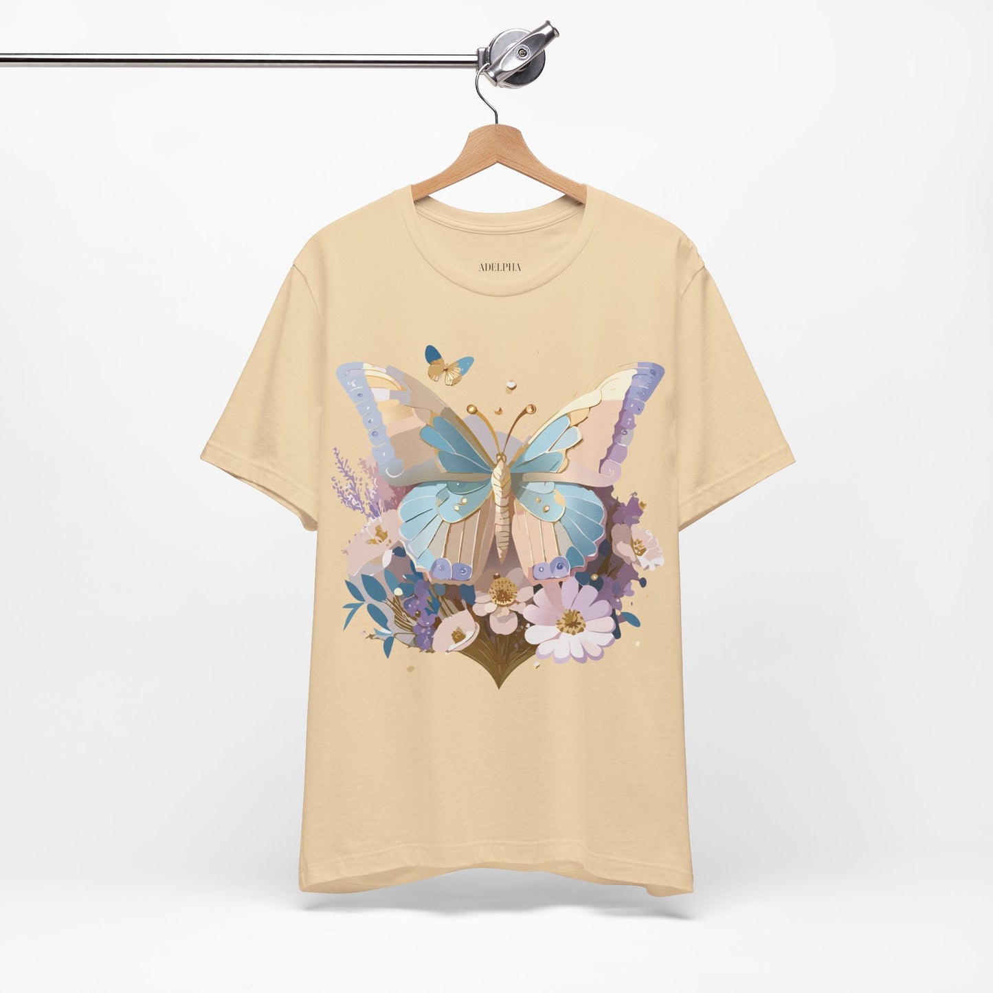 Adelpha Vintage Inspired Graphic T Shirt Unisex Short Sleeve