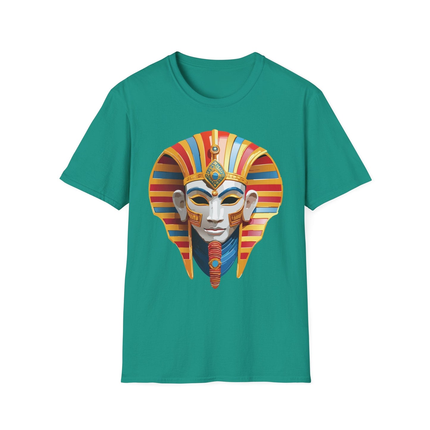 Mask Tee Shirt Unisex Art Design Masquerade Tee Gildan Softstyle 64000 Lightweight Cotton