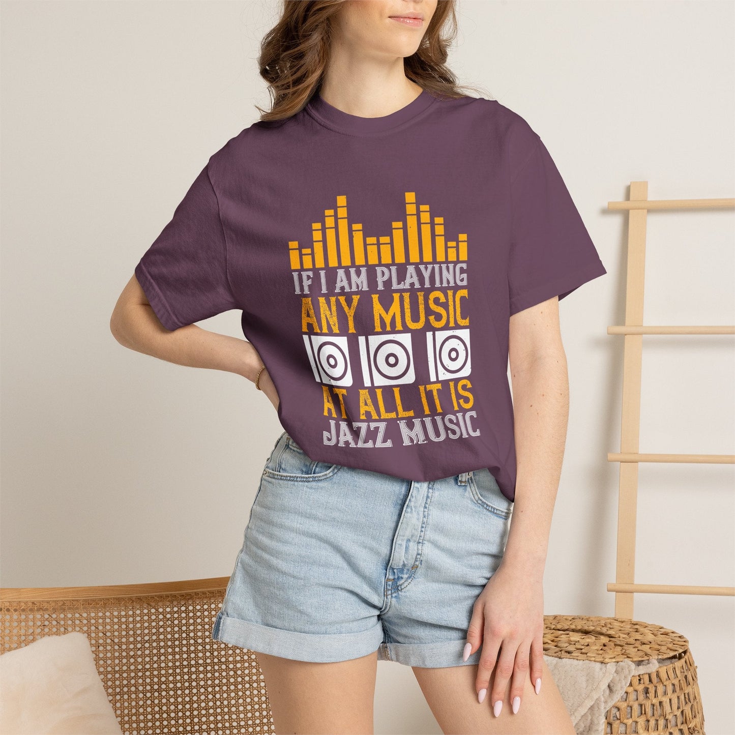 Music Graphic Design Unisex Cotton T-shirt m17