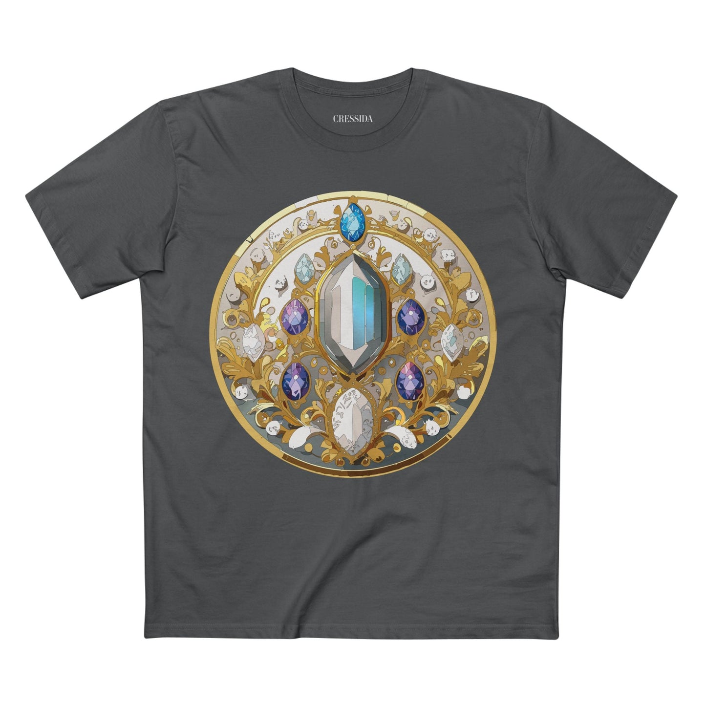 Medallion Graphic T-Shirt Unisex 100 Cotton With Gold Art Design Medal Tee 15