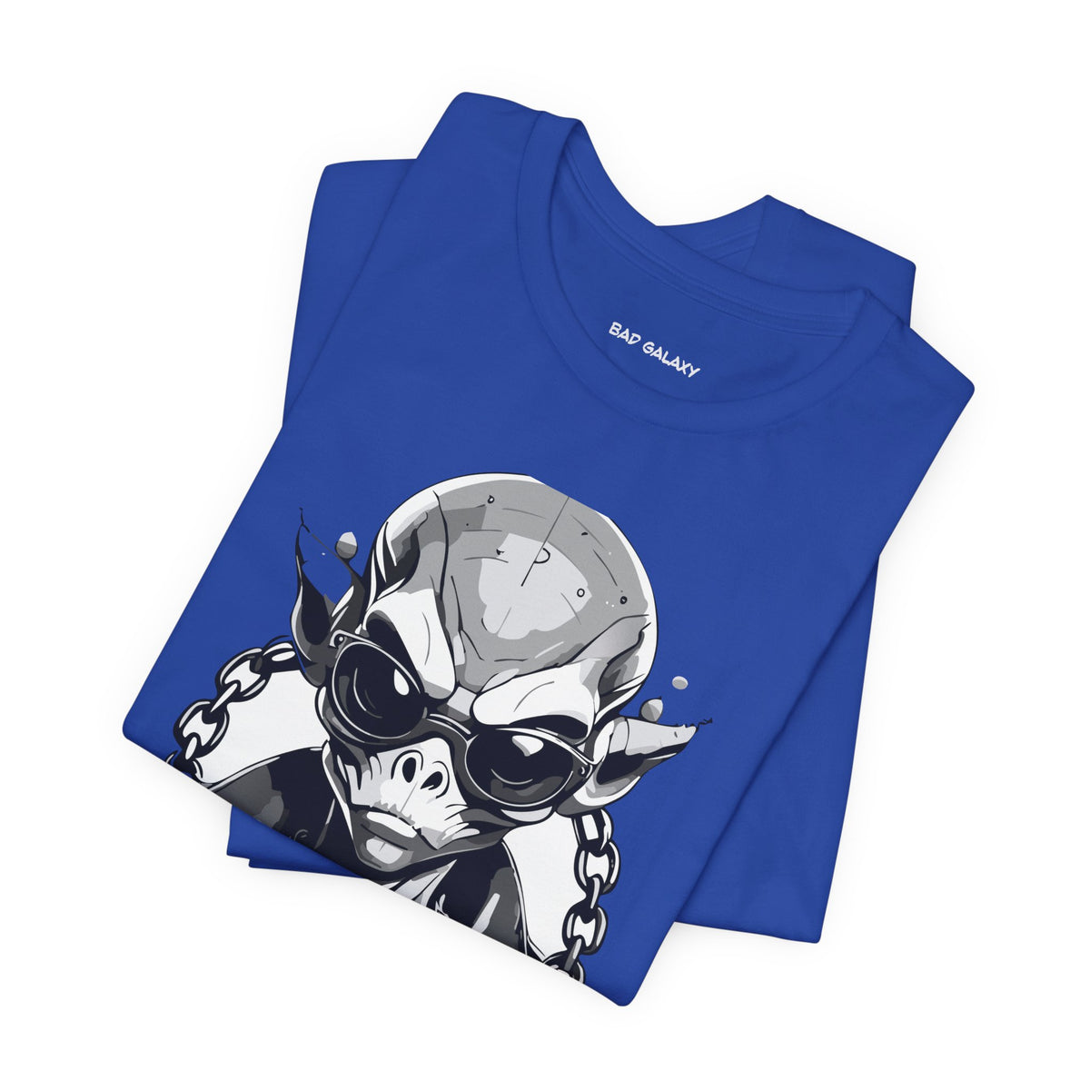 Alien Graphic Unisex Cotton Bella+Canvas Tee with Art Design b51