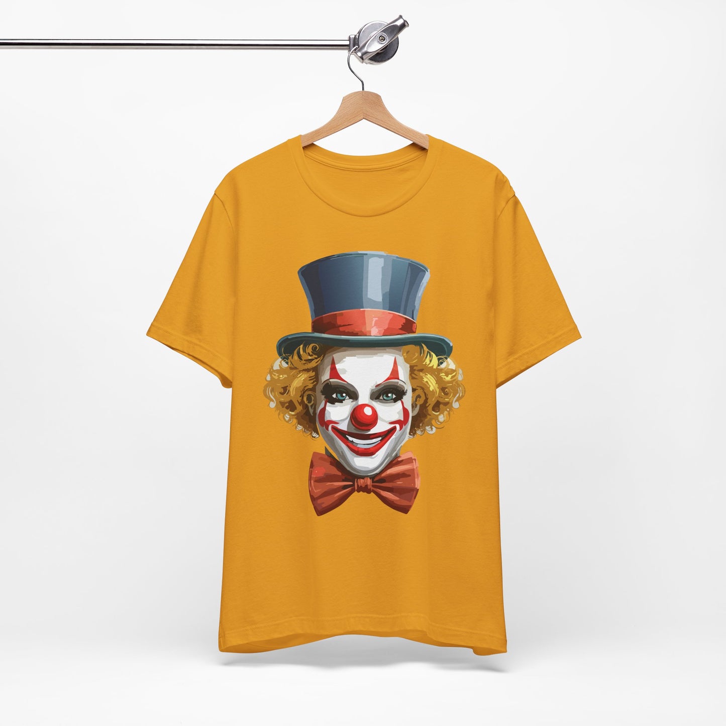 Clown Shirt, Funny Shirt, T-Shirt with Clown, Funny Art Design Tee, Circus Tees, Circus T-Shirt, Unisex Humor Wear 11