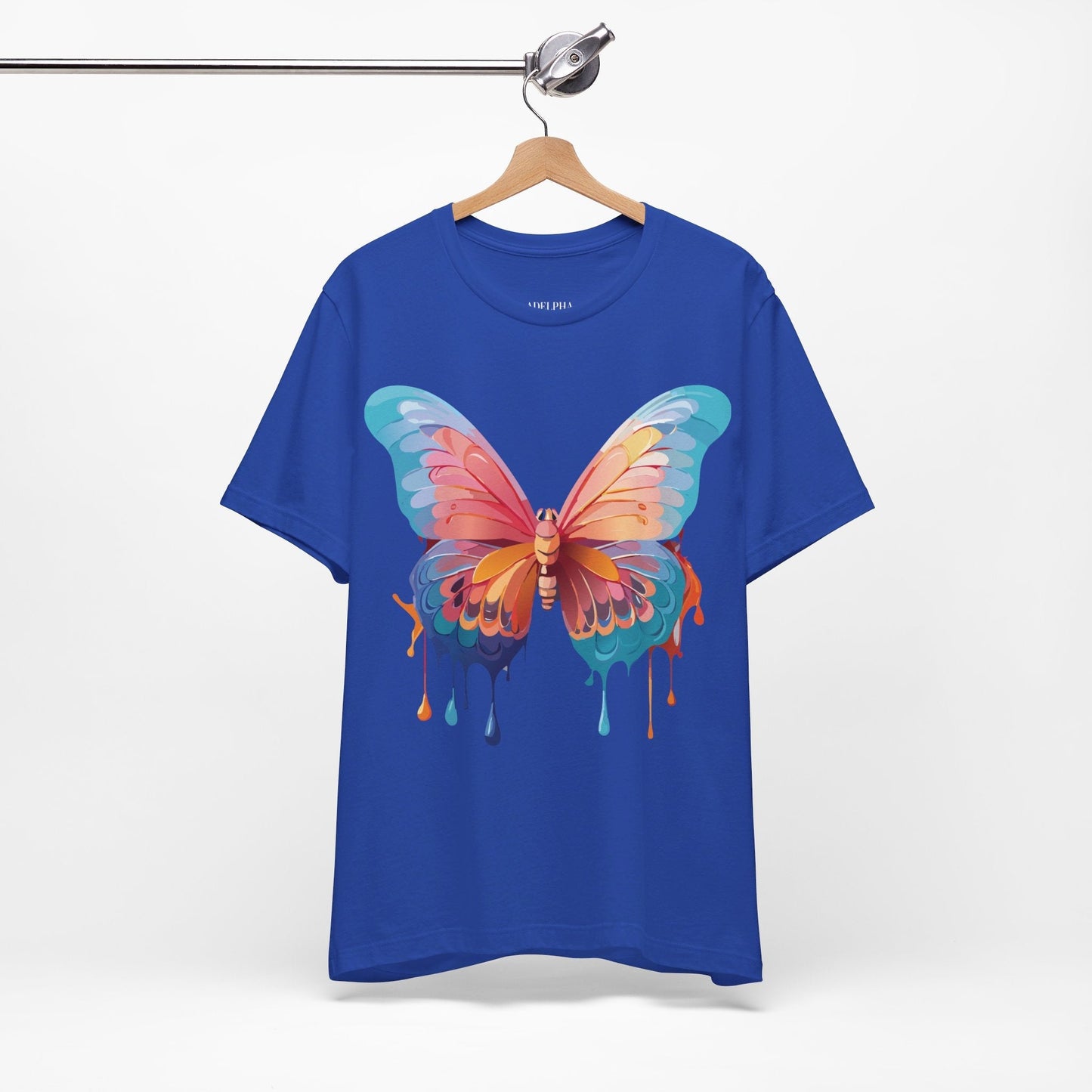 Butterfly Graphic Tee Adelpha Unisex Short Sleeve Design Tee