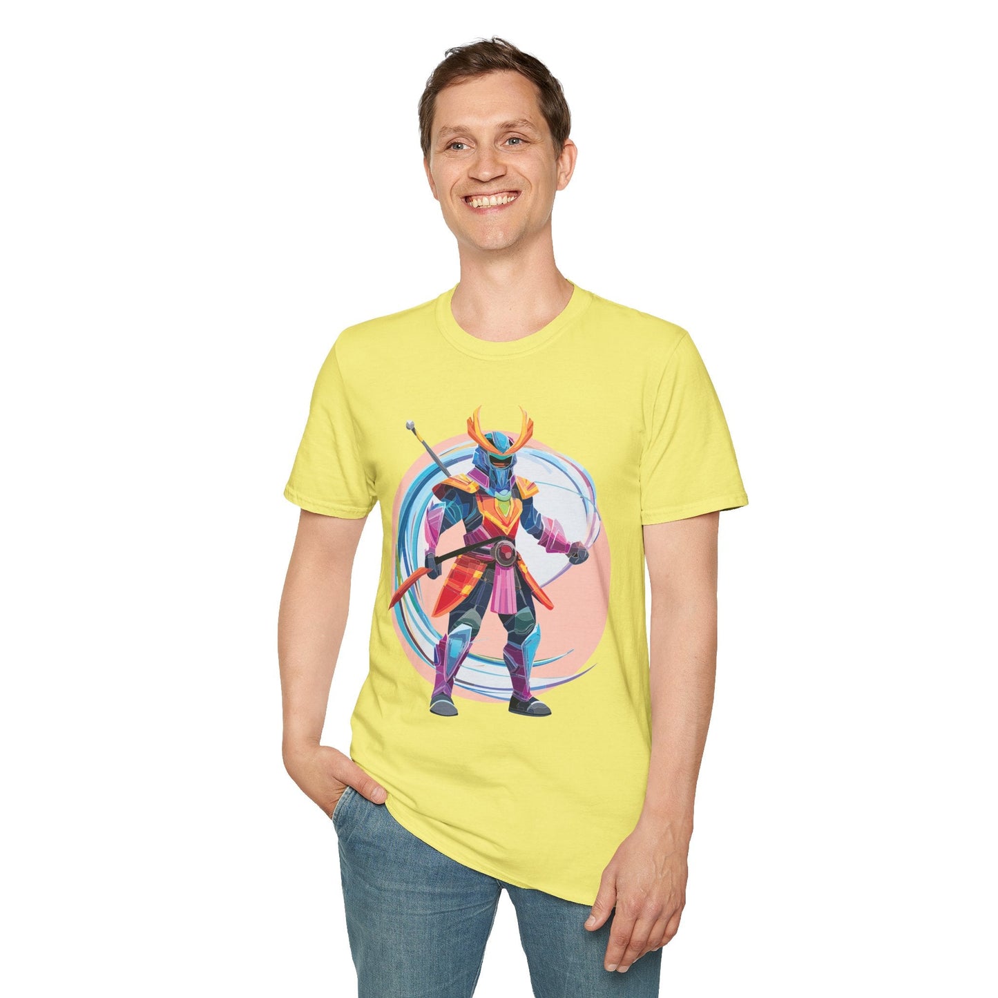 Samurai Shirt Unisex Softstyle T Shirt Gildan 64000 Ring Spun Cotton Tee For Everyday Comfort