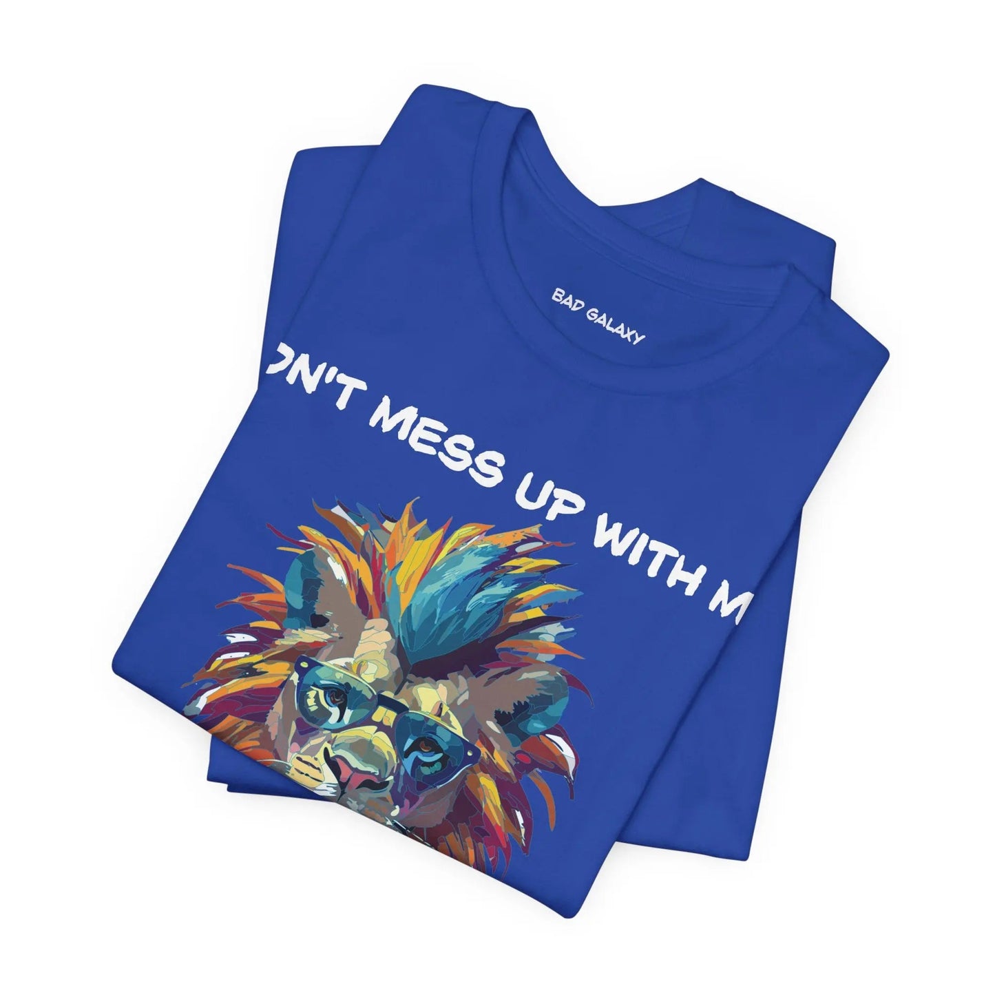 Bad Galaxy Animal T Shirt 100 Percent Cotton Eco Friendly Ink USA Printed Durable Stitching
