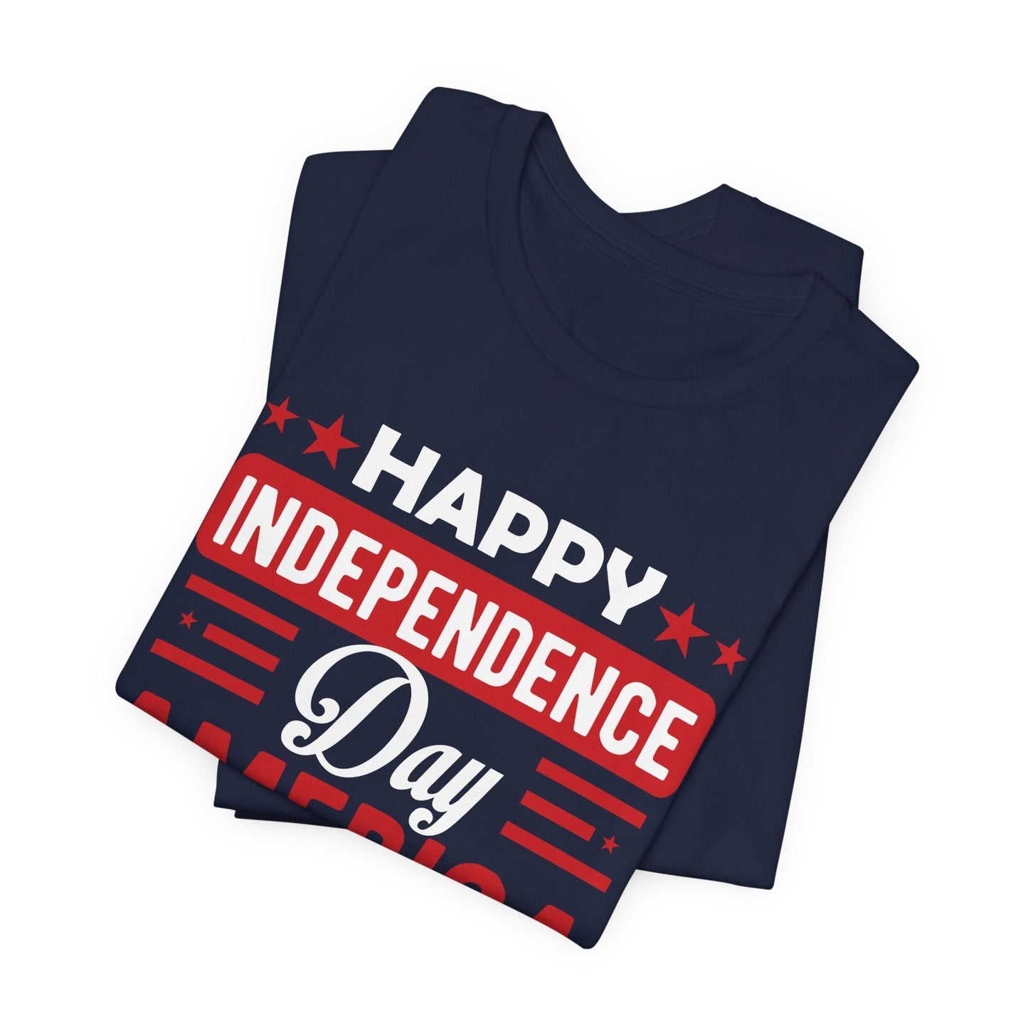 Happy Independence Day America Graphic Unisex Cotton T-Shirt 015