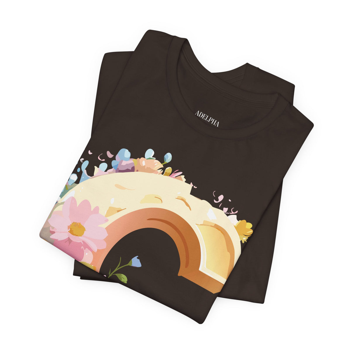 Letter C Graphic Unisex Cotton Bella+Canvas Tee with Art Letter Design