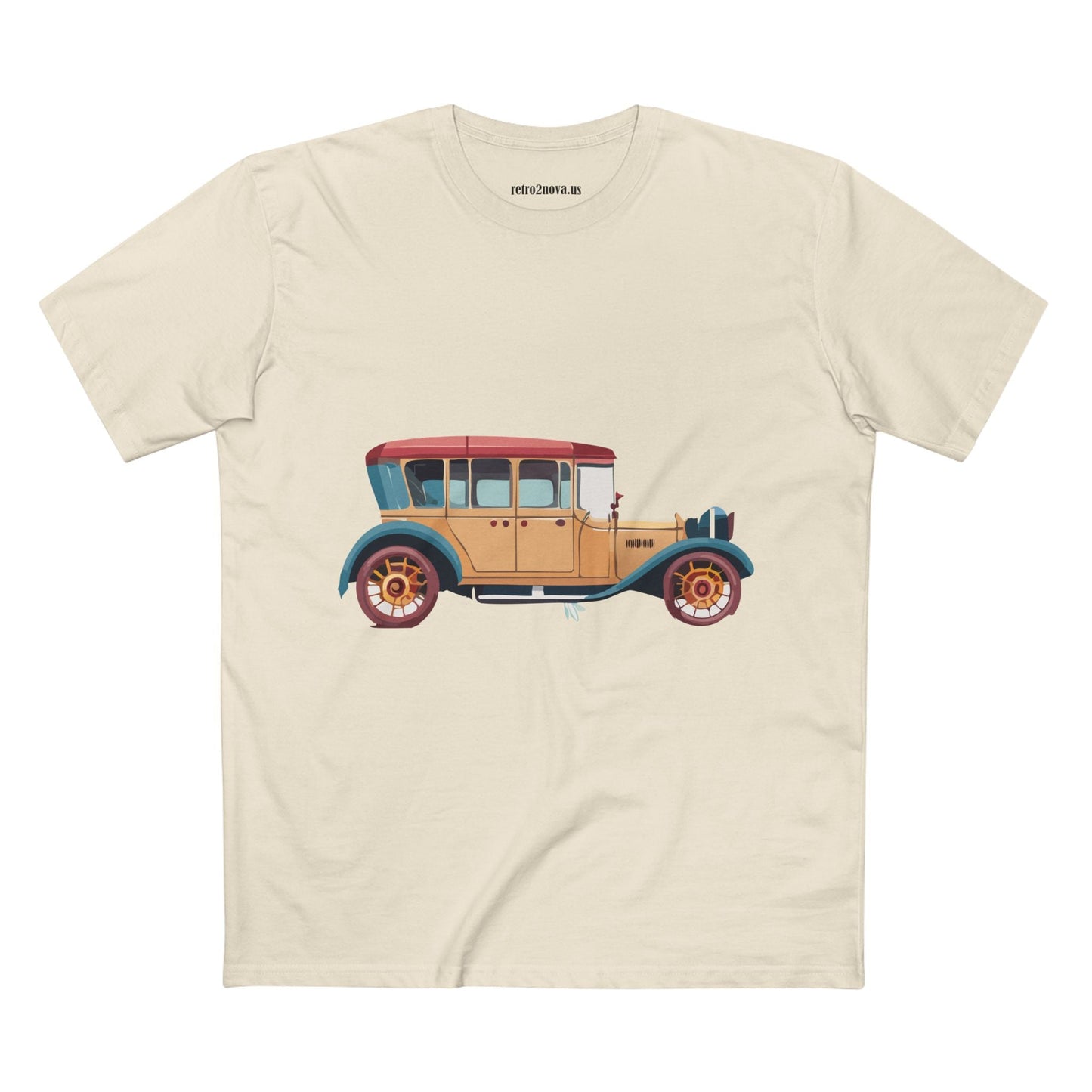 Retro Car Shirts Vintage Car Shirts RC5 Unisex Premium Cotton Art Tee With Original Design