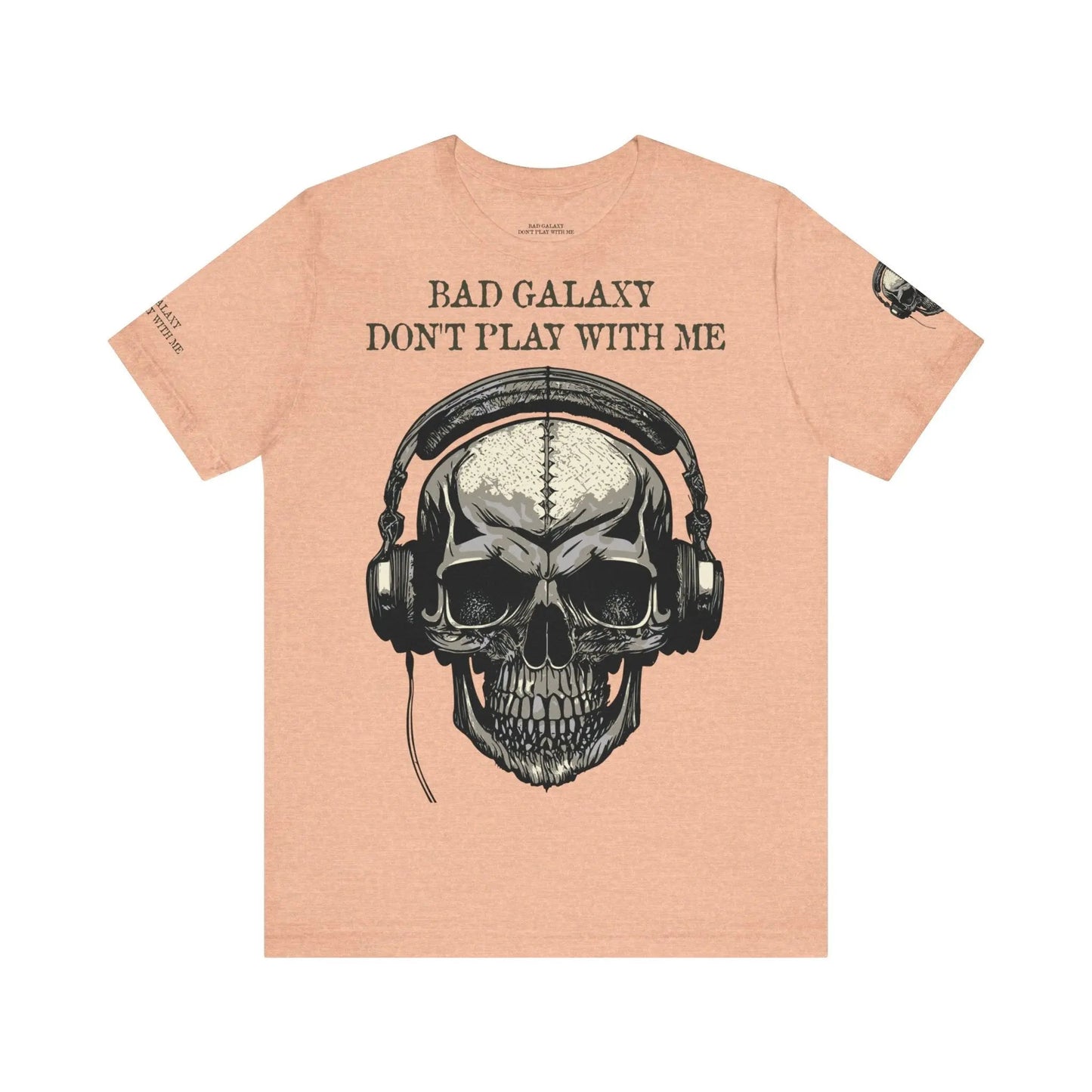Skull T Shirt From Bad Galaxy Made To Order 100 Percent Cotton With Eco Friendly Inks Free Shipping