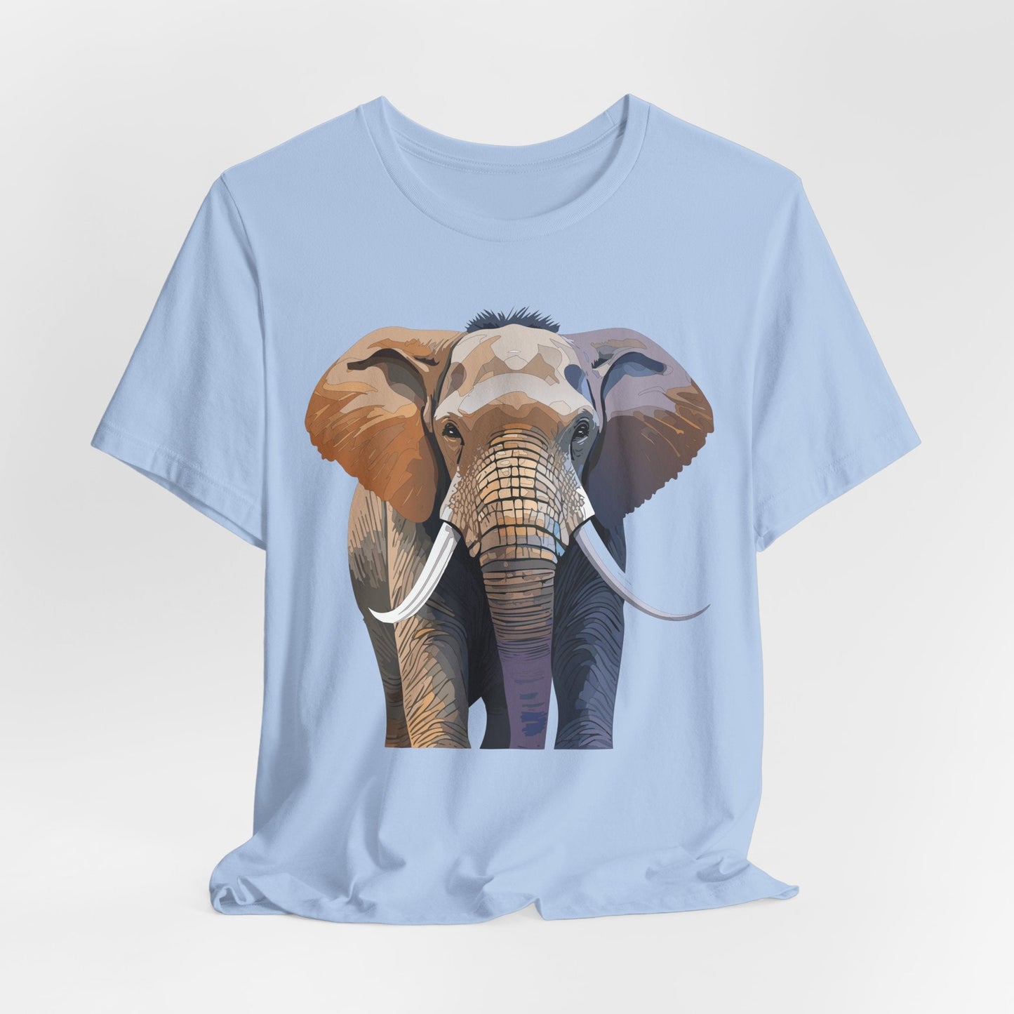 Unisex Animal Art Design Tee Shirt With Wildlife Animals Short Sleeve Everyday Comfort