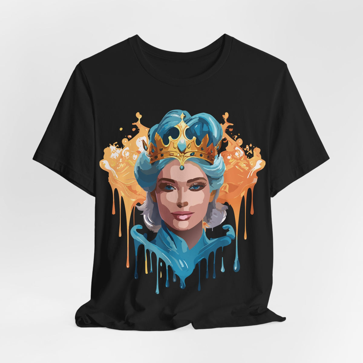 Queen Graphic Unisex Cotton Bella+Canvas Tee with Art Design m183