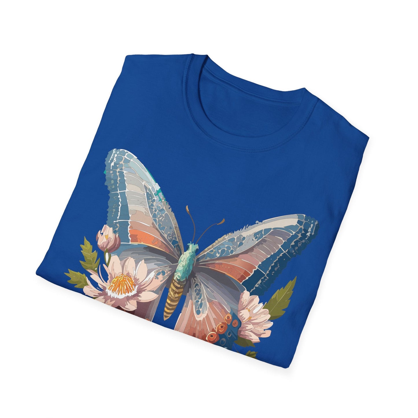 Butterfly Shirt Unisex T Shirt Monarch Design Softstyle 64000 Ring Spun Cotton Tee