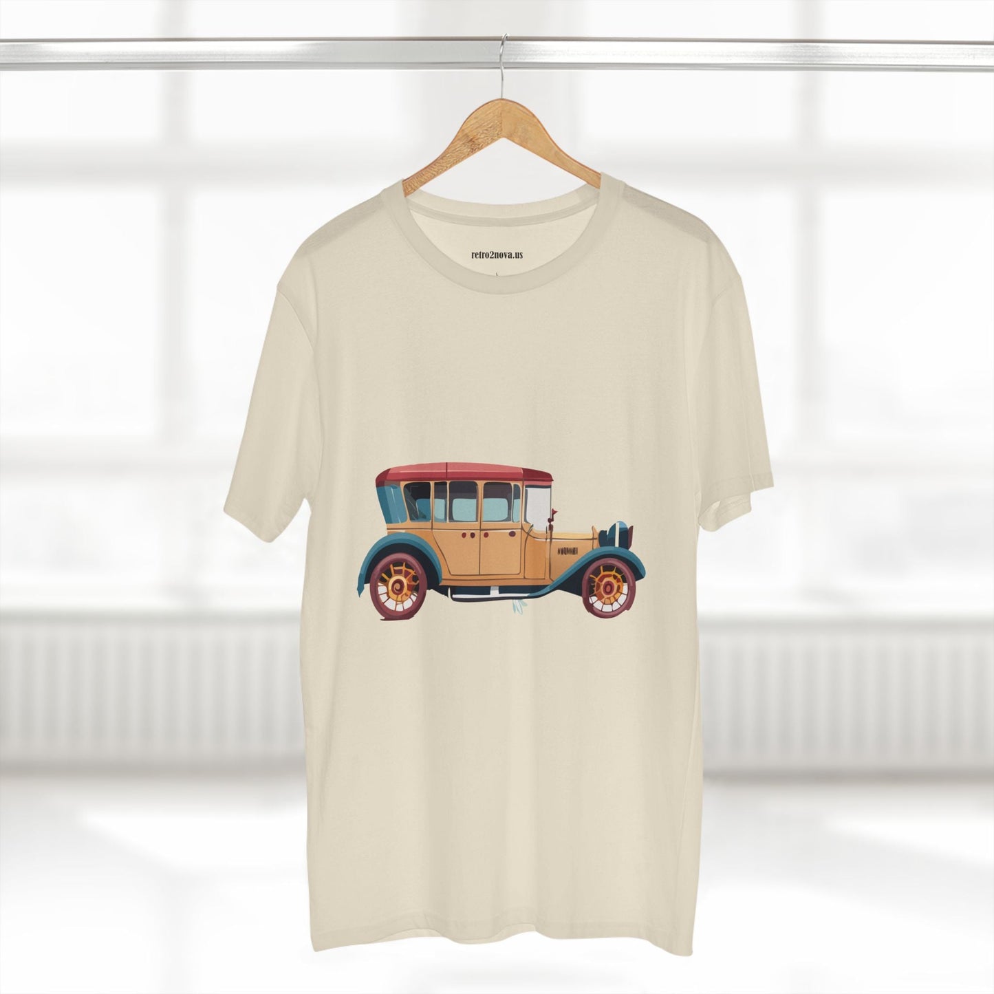 Retro Car Shirts Vintage Car Shirts RC5 Unisex Premium Cotton Art Tee With Original Design