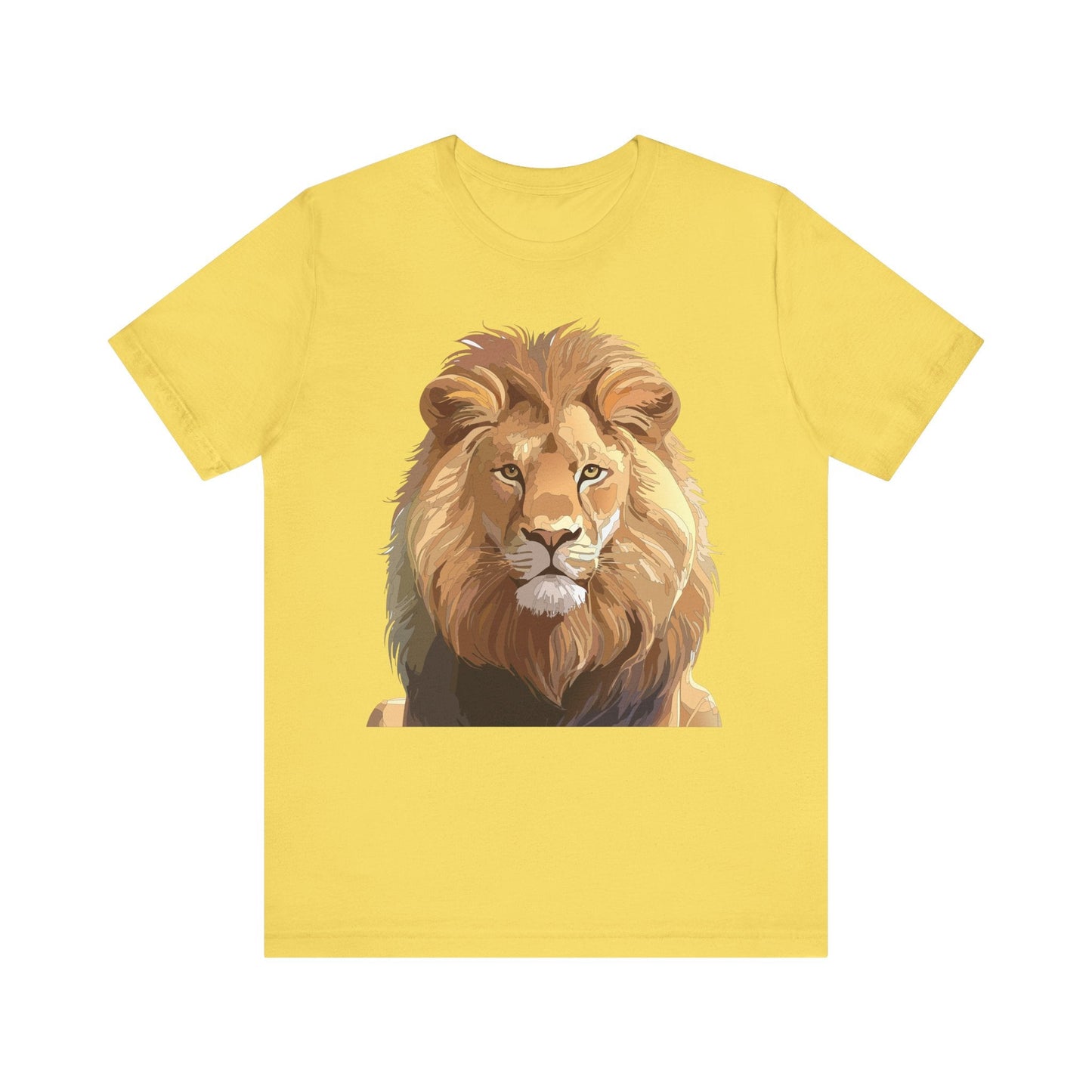 Unisex Animal Art Tee Shirt With Wild Animals Design Gildan 64000 Softstyle Cotton