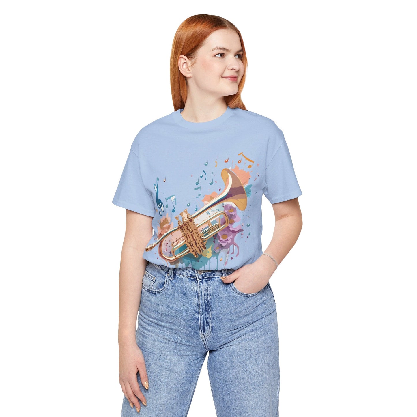 Music Graphic T Shirt Unisex Vintage Inspired Art Tee Adelpha Short Sleeve Design