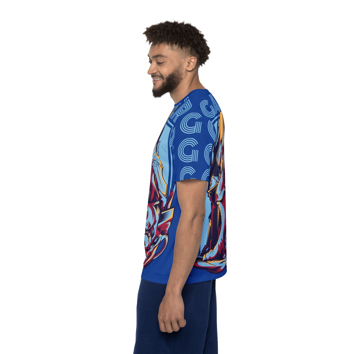 39-Be Fun Graphic T-Shirt, Art Design Poly Shirt, All Over Print Graphic Tee, Monsters T-Shirt, Cartoon Tees