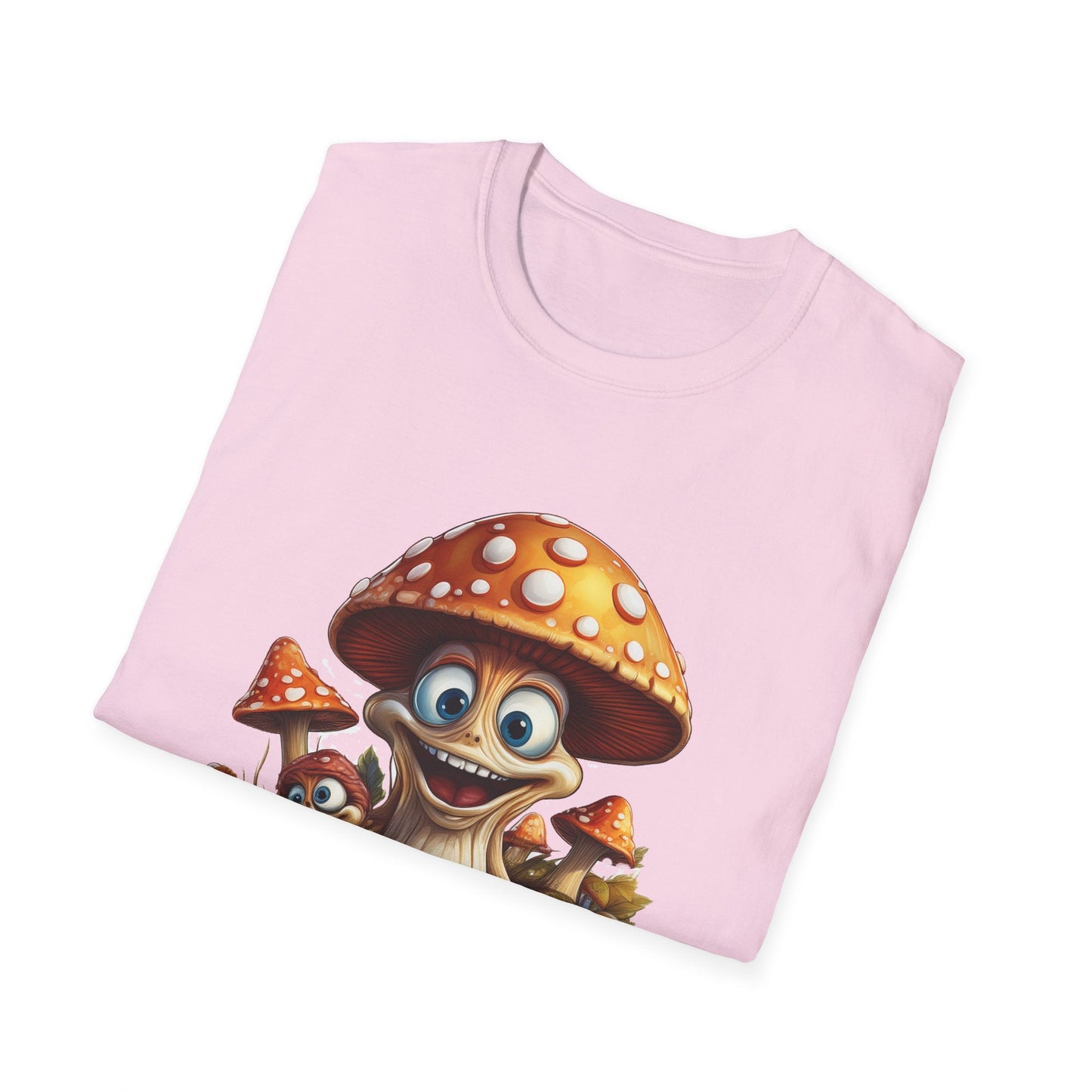 Mashroom Tee Shirt Unisex Softstyle 64000 Comfortable Mushroom Shirt With Funny Fungus Design