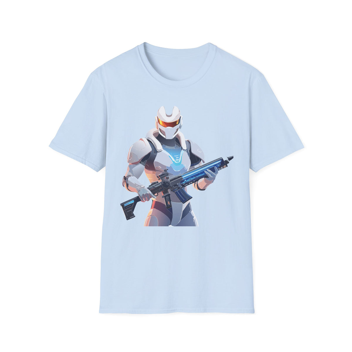 Cartoon Warrior Graphic Tee Gildan Unisex 100 Cotton Tee Shirt c50