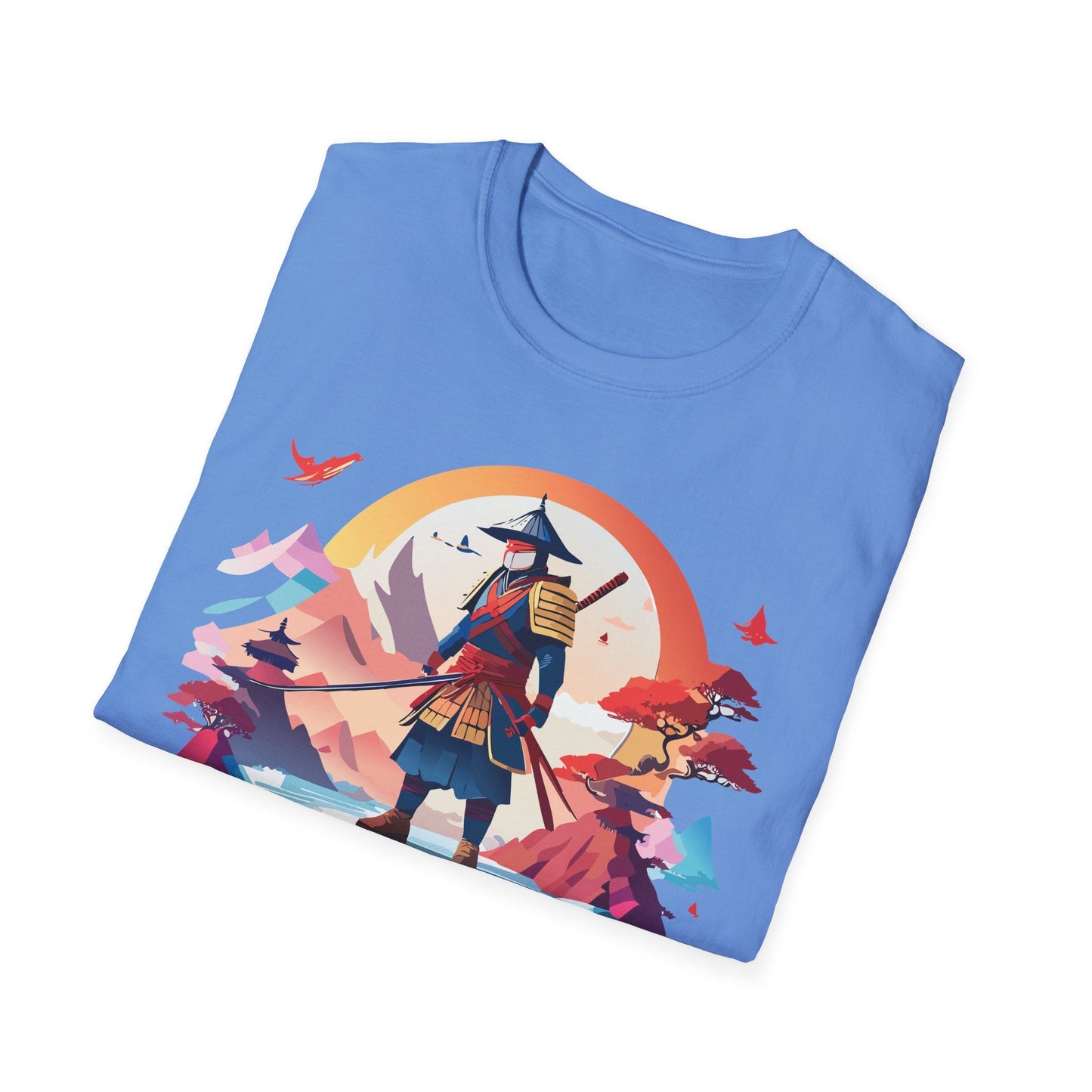 Samurai Shirt Unisex Softstyle Tee 100 Percent Ring Spun Cotton Short Sleeve T Shirt Comfort Fit