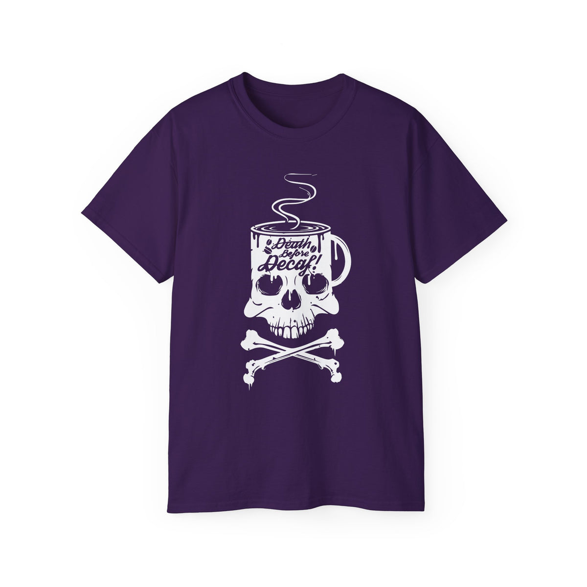 Skull Coffee Mug Skull and Crossbones Tee | Coffee Addict, Dark Cafe Design