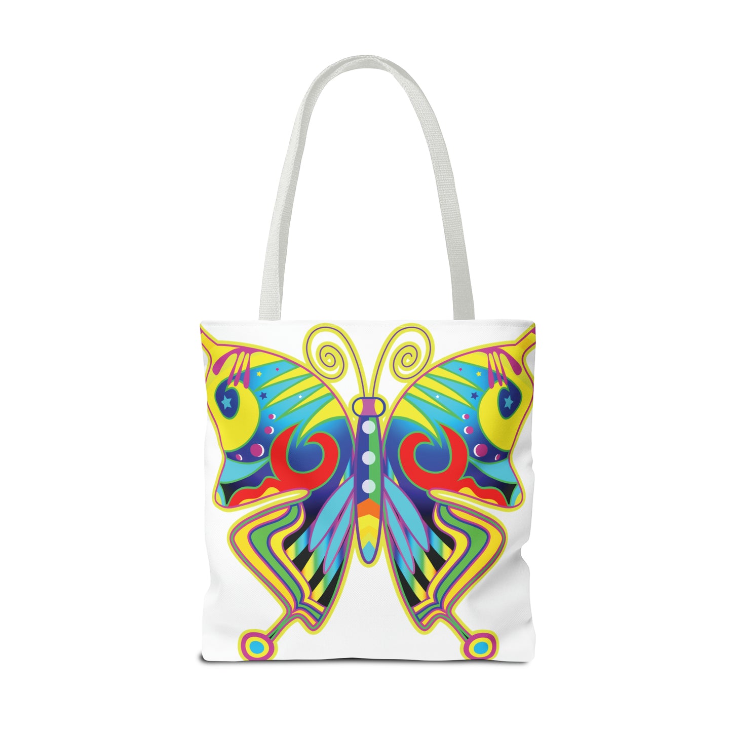 Canvas Bag with Butterfly Prints