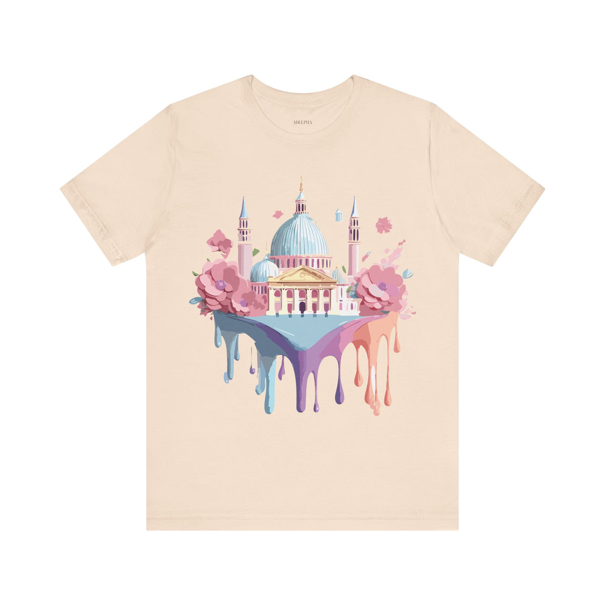 Graphic Unisex Cotton Bella+Canvas Tee Shirt with Venice