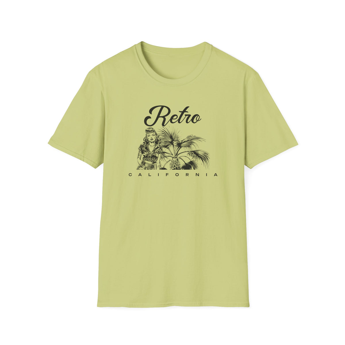 Retro California Vintage Palm Beach Graphic Tee Gildan Unisex 100 Cotton Tee Shirt d202