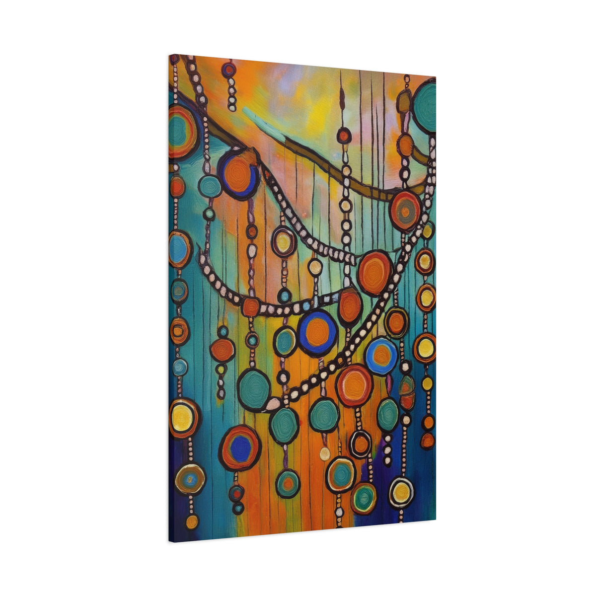 Abstract Oil Painting Print Canvas 20x24,20x30,24x30 24x32,24x36,30x40 32x48,36x48,40x60 Pine-Wood Inner Frame ABS-100