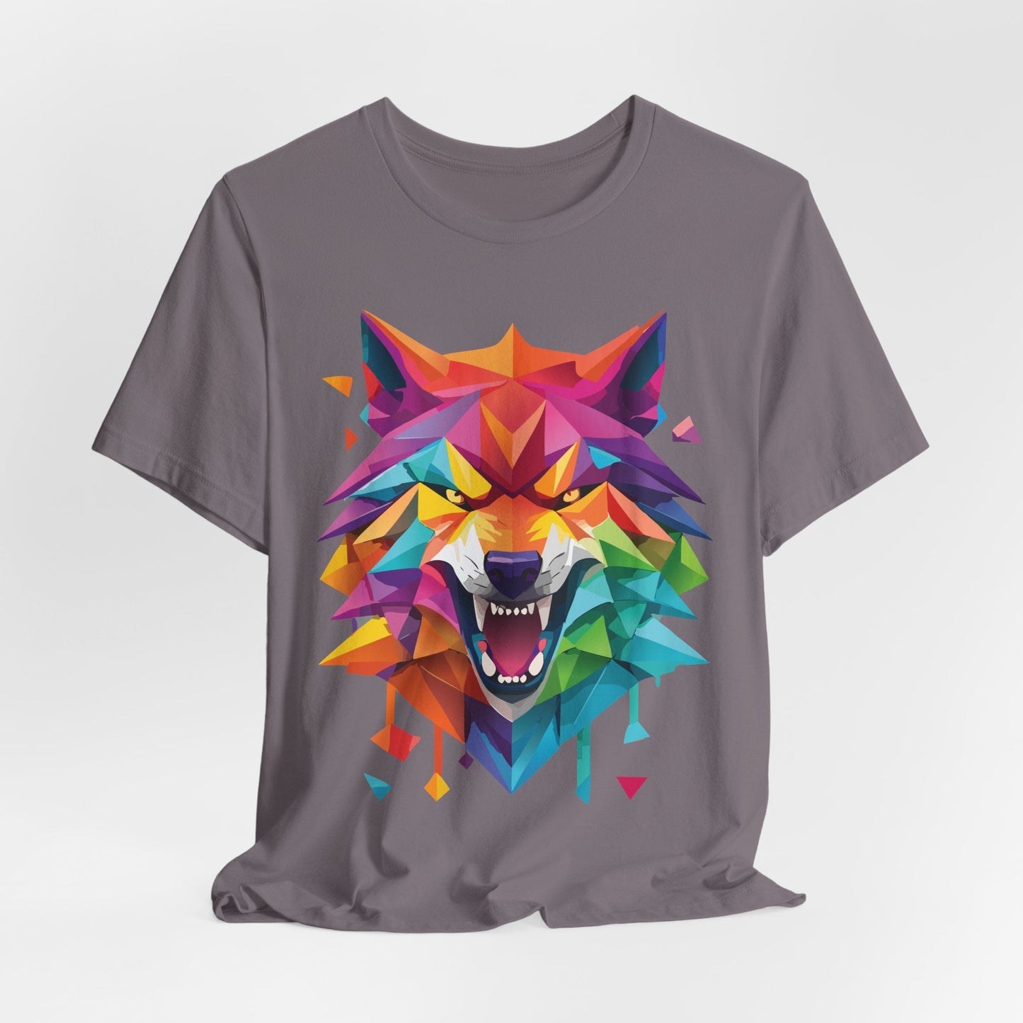 Unisex Animal Shirt With Art Design And Wild Animals Print Tee Short Sleeve Premium