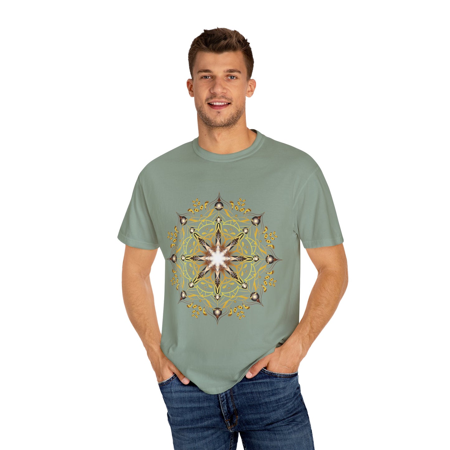 Unisex T-shirt with abstract print