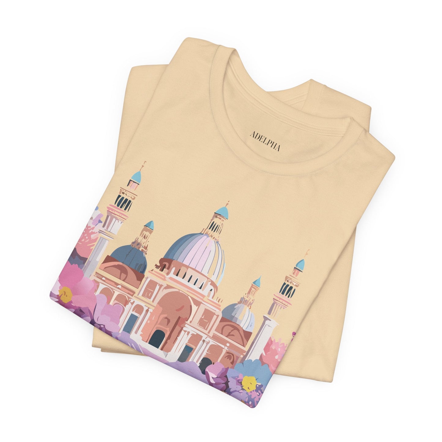 Venice Tourist Graphic Tee Unisex Jersey Short Sleeve Art By Vintage Style