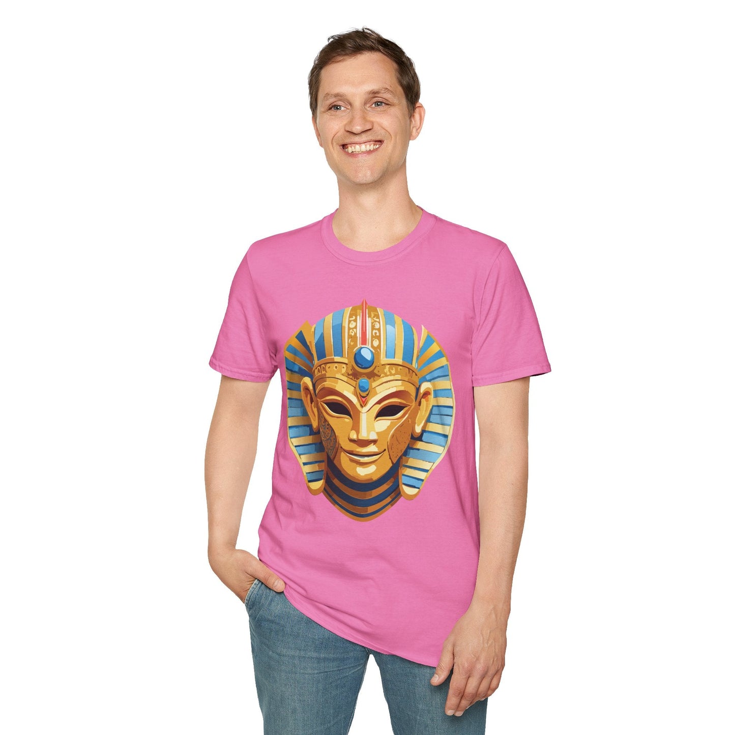 Mask Graphic Unisex Cotton Masquerade Design Artwork Tee 23