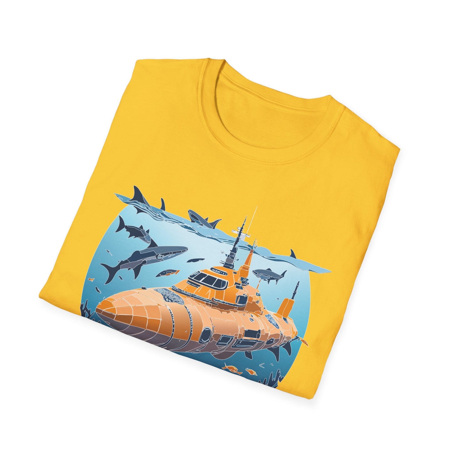 Ocean Graphic Unisex Softstyle Cotton Tee 16