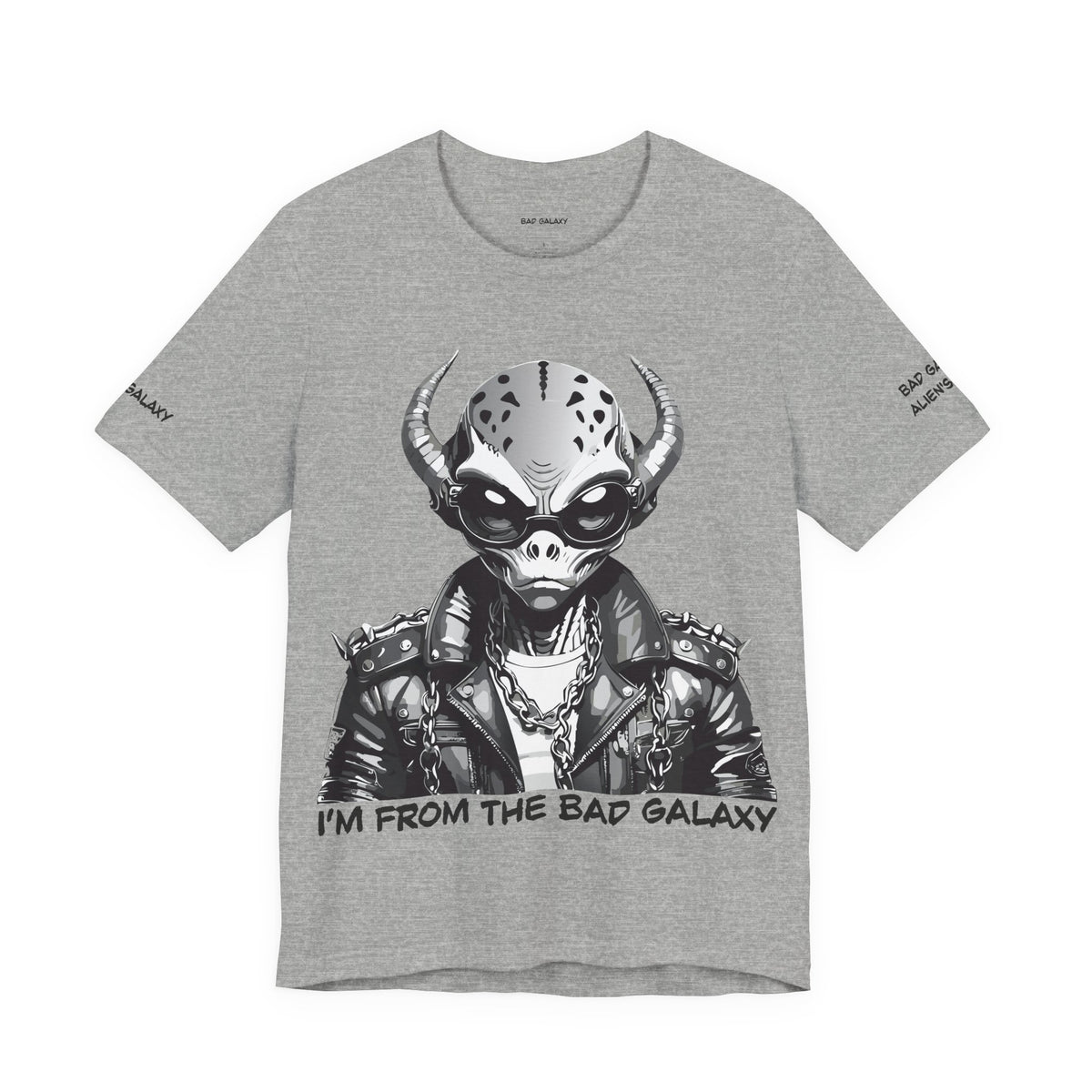 Alien Graphic Unisex Cotton Bella+Canvas Tee with Art Design b67
