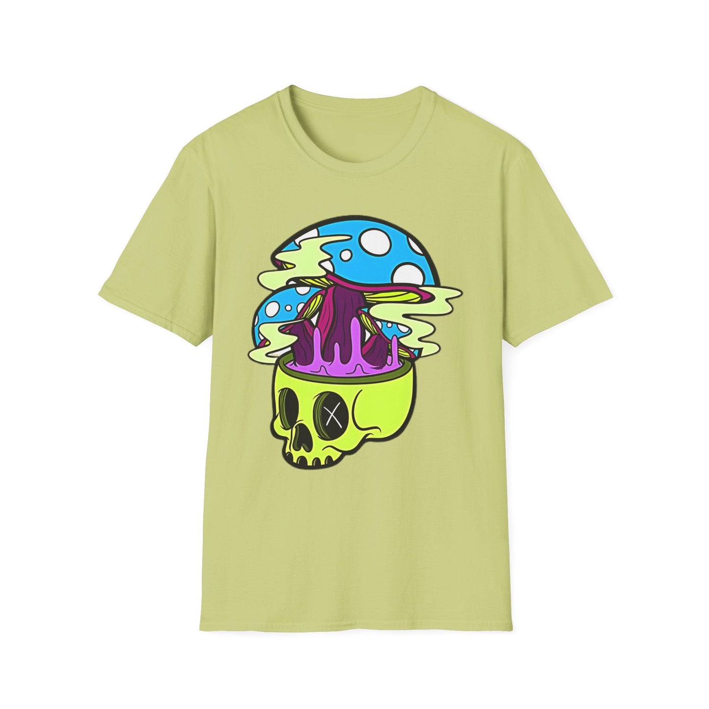 Skull Graphic Unisex Cotton T-shirt with Skeleton Artwork Design 11