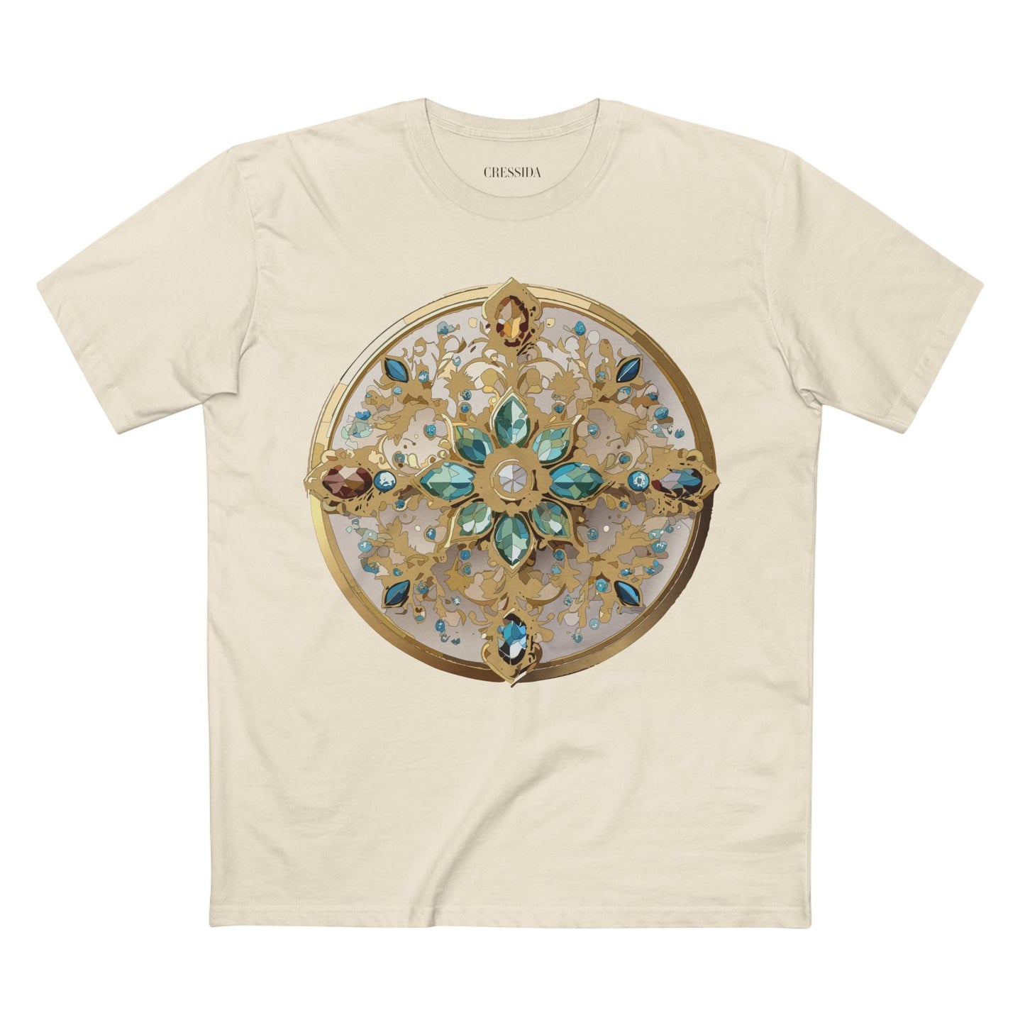 Medallion Graphic T-Shirt Unisex 100 Cotton With Gold Art Design Medal Tee 14