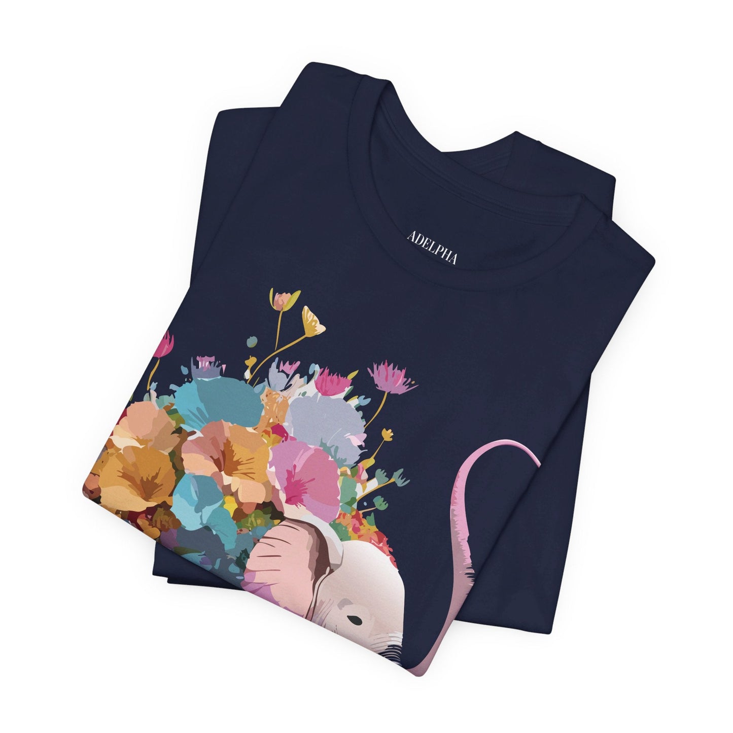 Elephant Graphic Unisex 100 Cotton Jersey Vintage Art Design Tee 12