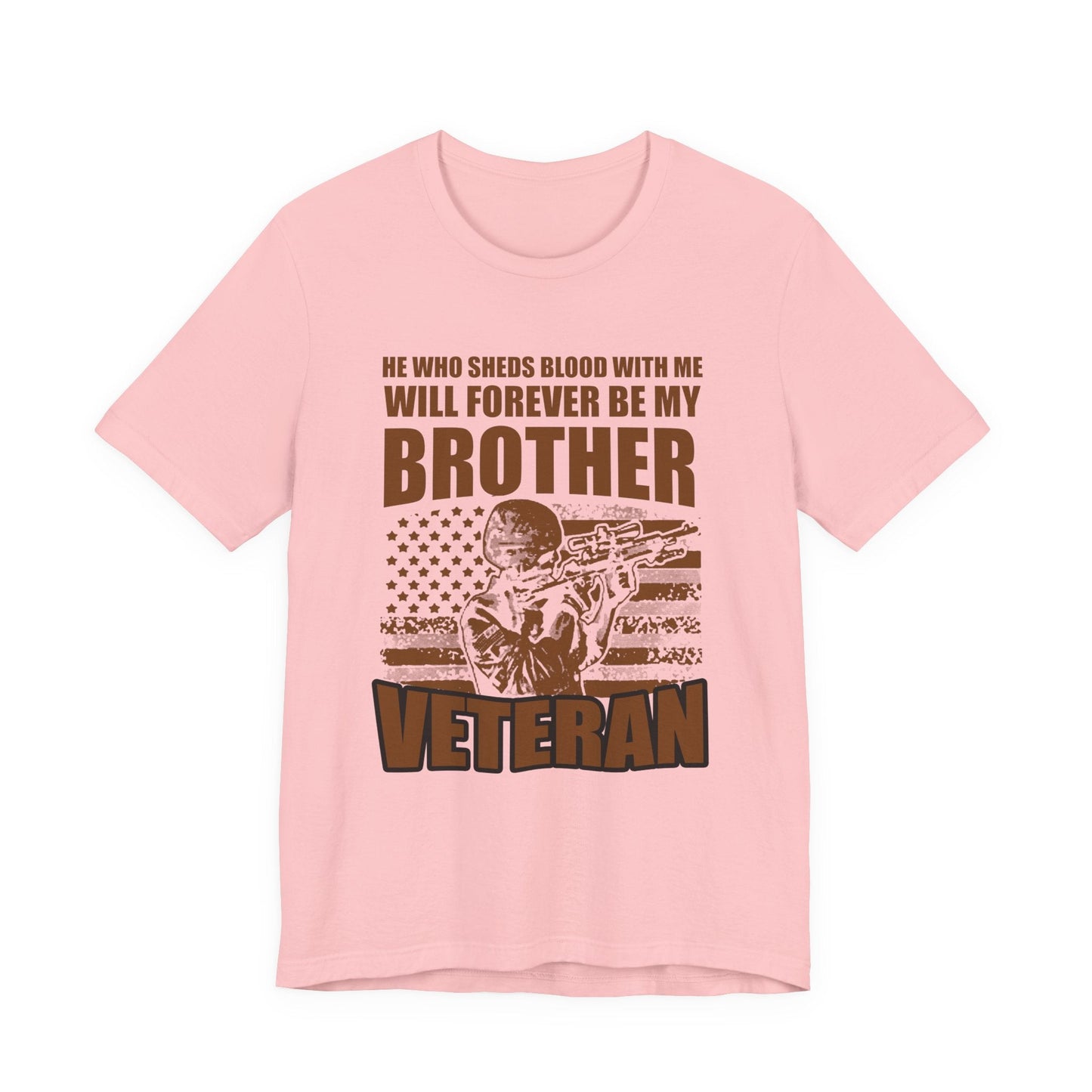 Army Veteran Patriotic Graphic Design Unisex Cotton T-Shirt v47