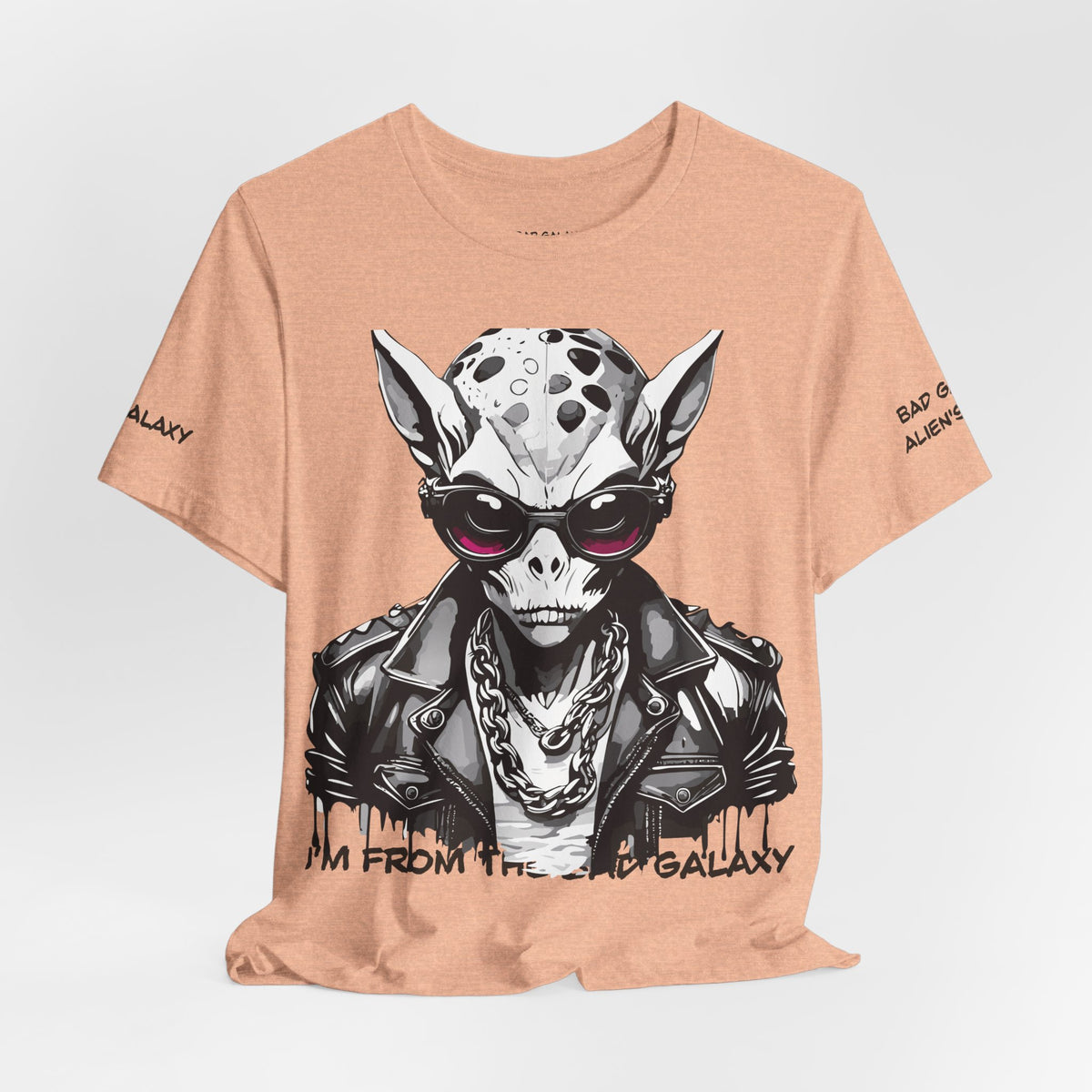 Alien Graphic Unisex Cotton Bella+Canvas Tee with Art Design b50