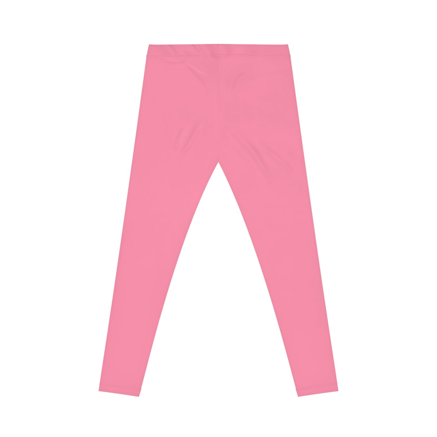 Cotton Candy Pink Color Women's Poly-Span Casual Leggings XS-2XL