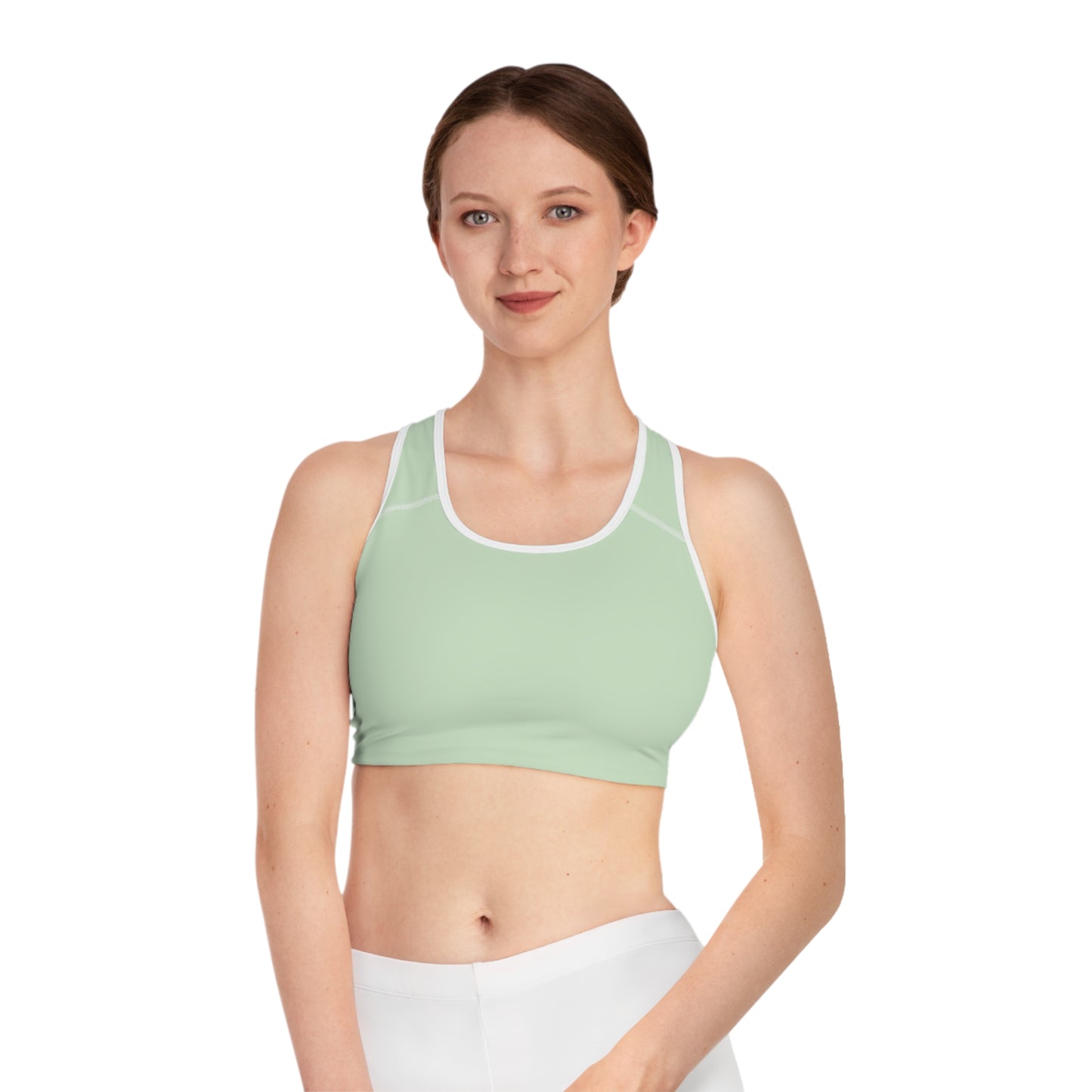 Green Color Sports Bra, Green Sports Bra 9
