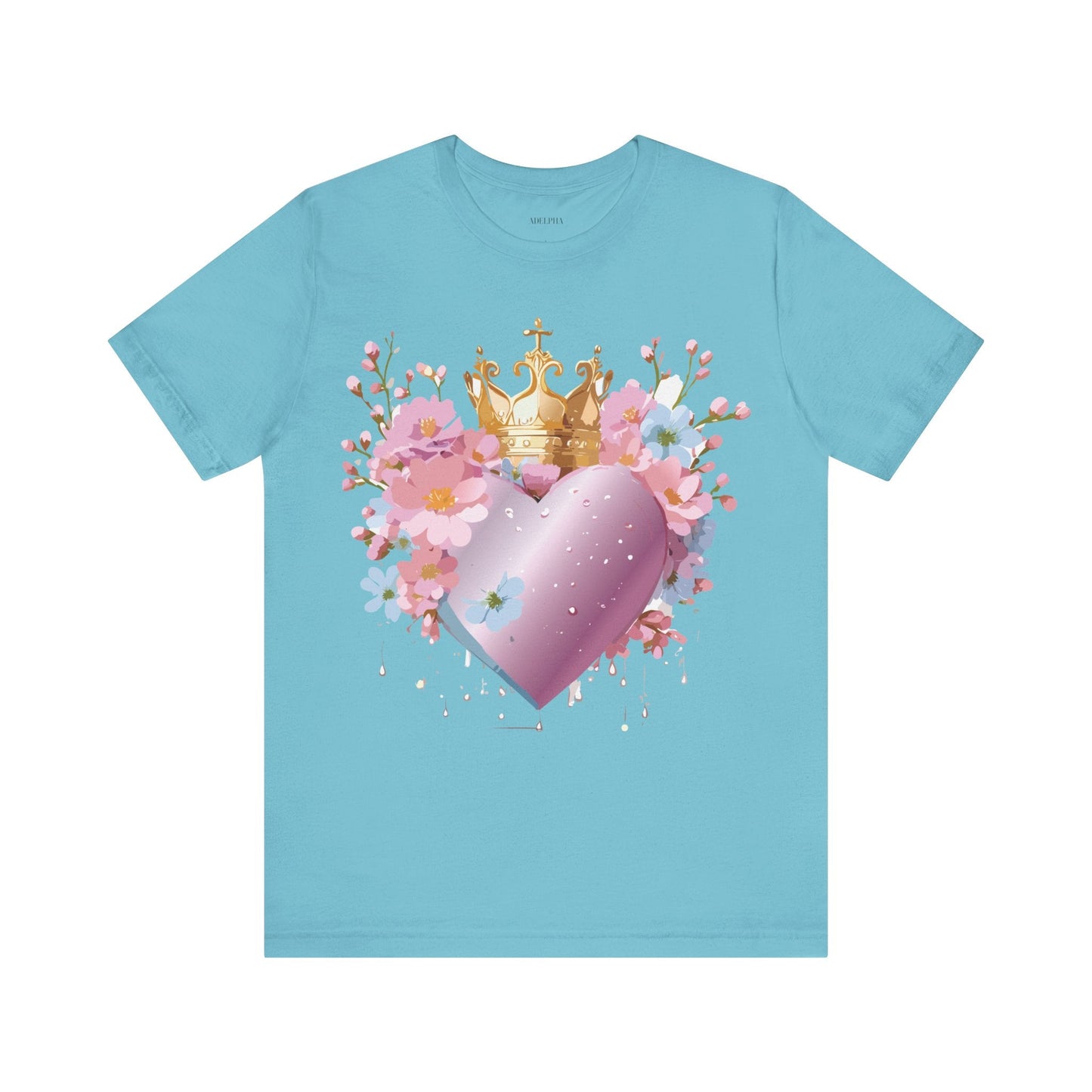 Valentine Graphic Tee Unisex Jersey Short Sleeve By Adelpha Vintage Inspired Artwork