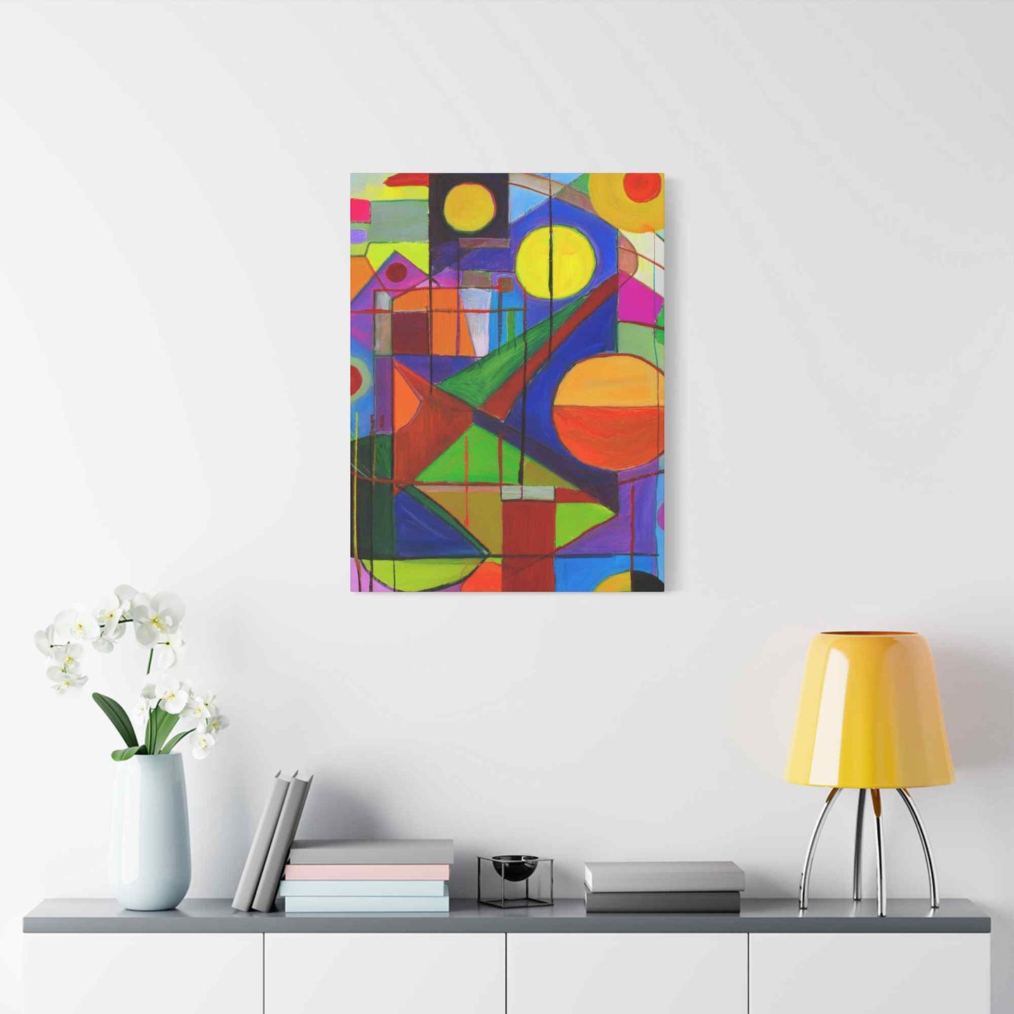Abstract Painting Print Canvas 20x24,20x30,24x30, 24x32,24x36,30x40, 32x48,36x48,40x60 Pine-Wood Inner Frame ABS-5