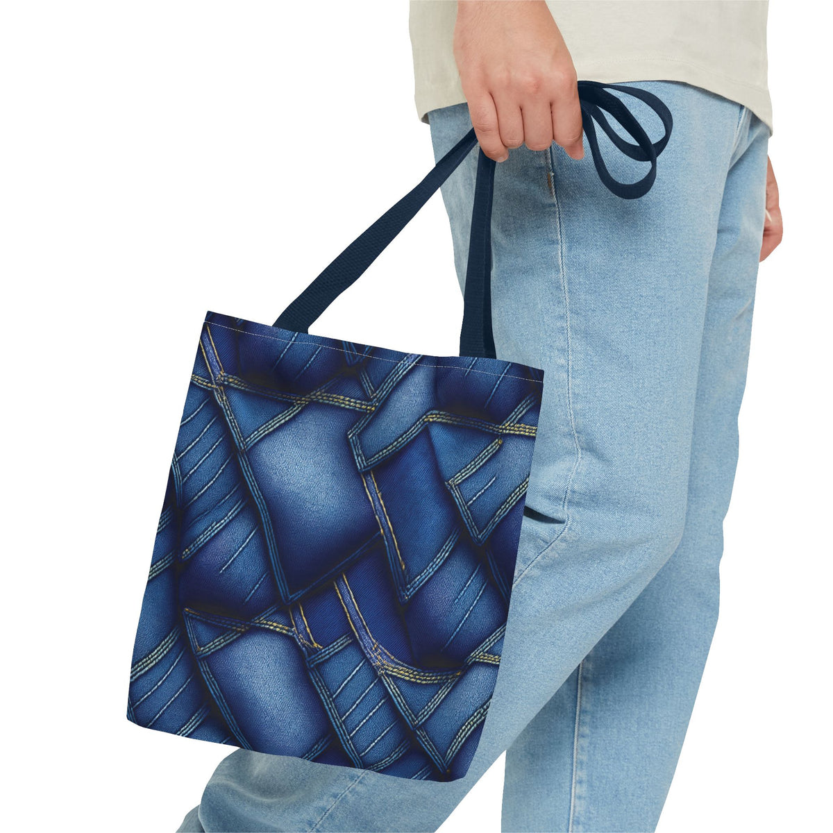 Denim Canvas Bag, Tote Bag Denim