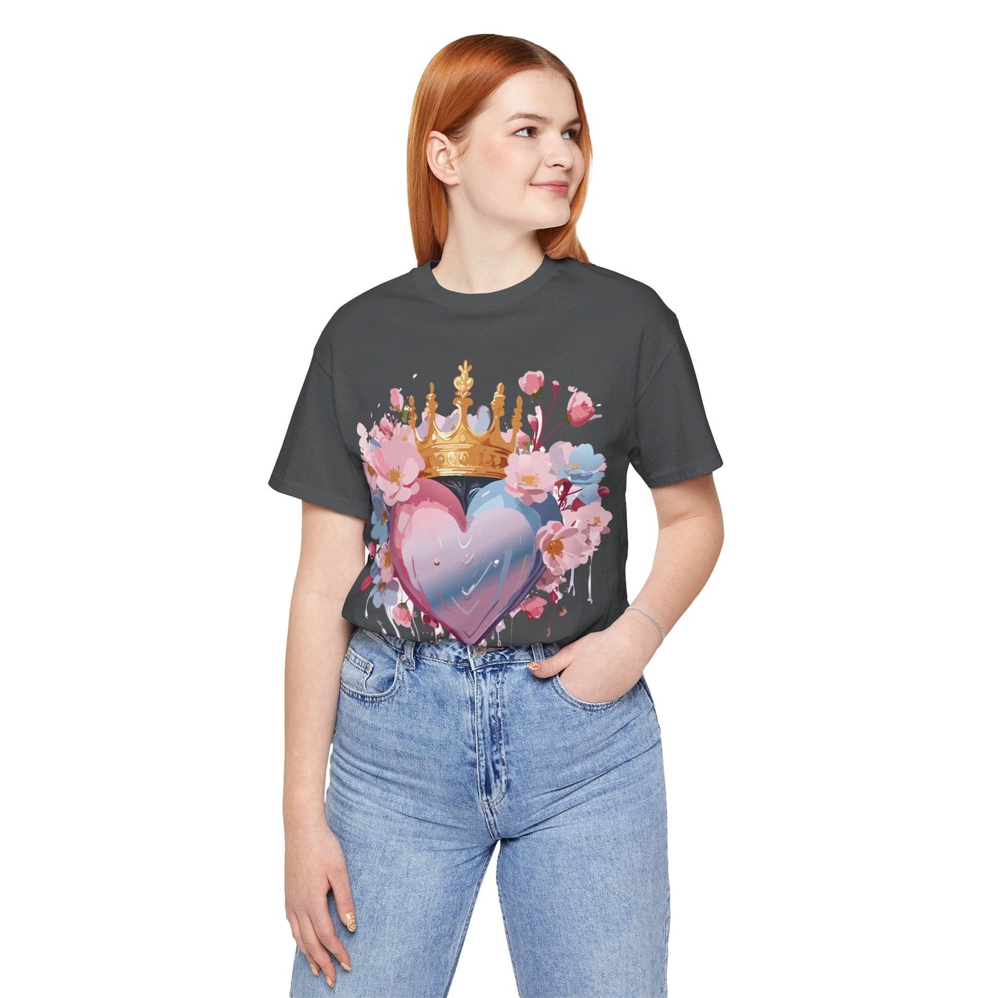 Valentine Graphic Tee Unisex Vintage Inspired Art From Adelpha Premium Jersey Short Sleeve Shirt