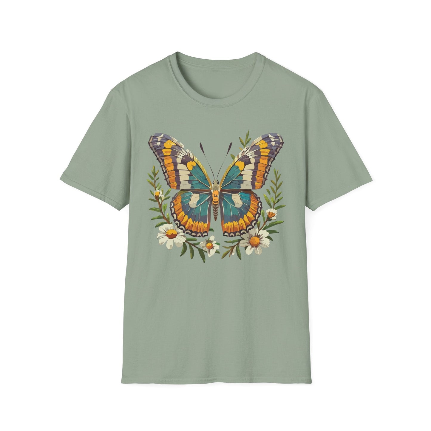 Monarch Butterfly Shirt Unisex T Shirt Softstyle 100 Percent Ring Spun Cotton Comfort